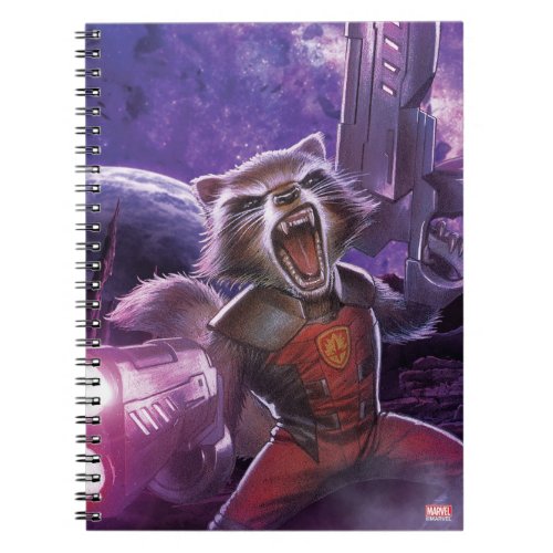 Guardians of the Galaxy  Rocket With Guns Notebook