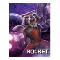 Guardians of the Galaxy | Rocket With Guns Postcard