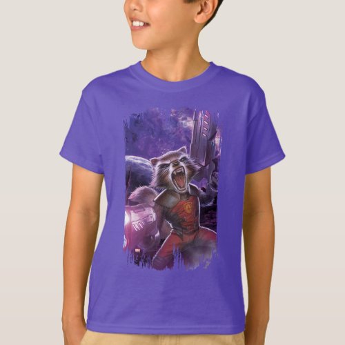Guardians of the Galaxy  Rocket With Guns T_Shirt