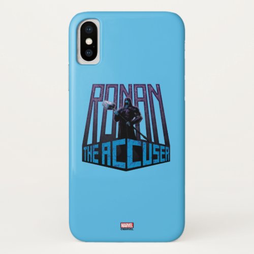 Guardians of the Galaxy  Ronan The Accuser iPhone X Case