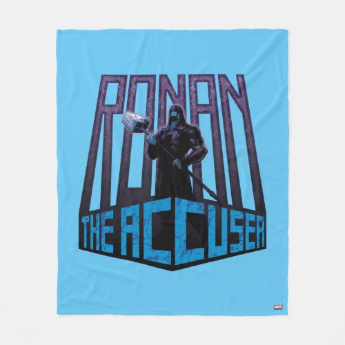 Guardians of the Galaxy  Ronan The Accuser Fleece Blanket