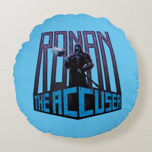 Guardians of the Galaxy  Ronan The Accuser Round Pillow