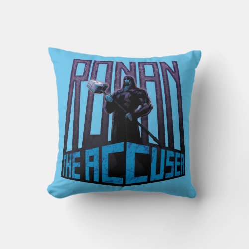 Guardians of the Galaxy  Ronan The Accuser Throw Pillow