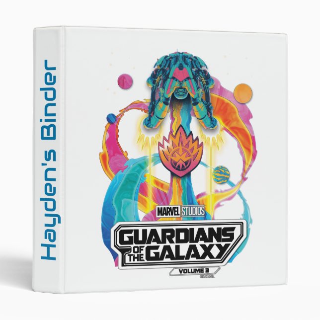 Guardians of the Galaxy Ship Blastoff Graphic 3 Ring Binder (Front/Spine)