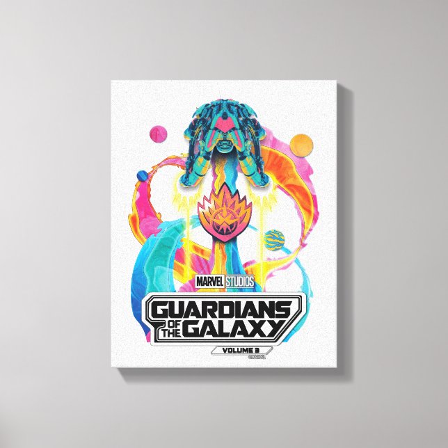Guardians of the Galaxy Ship Blastoff Graphic Canvas Print (Front)