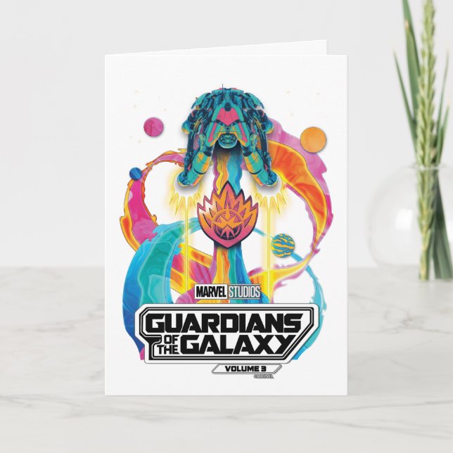 Guardians of the Galaxy Ship Blastoff Graphic Card (Front)