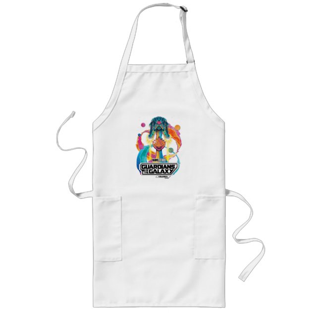 Guardians of the Galaxy Ship Blastoff Graphic Long Apron (Front)