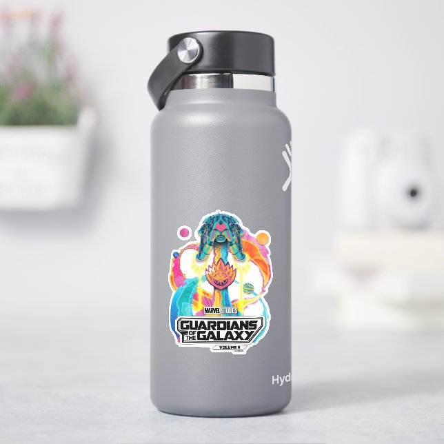 Guardians of the Galaxy Ship Blastoff Graphic Sticker (HydroFlask)