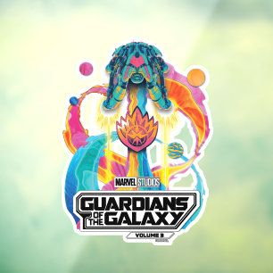 Guardians of the Galaxy Ship Blastoff Graphic Window Cling