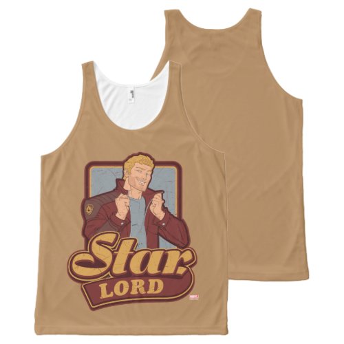 Guardians of the Galaxy  Star_Lord Cartoon Icon All_Over_Print Tank Top