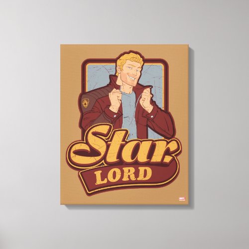 Guardians of the Galaxy  Star_Lord Cartoon Icon Canvas Print