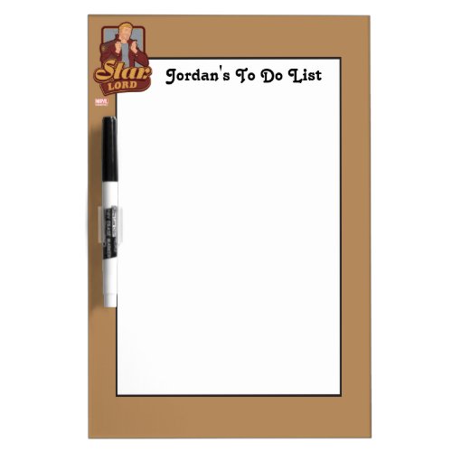 Guardians of the Galaxy  Star_Lord Cartoon Icon Dry Erase Board