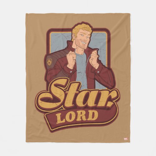 Guardians of the Galaxy  Star_Lord Cartoon Icon Fleece Blanket