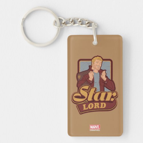 Guardians of the Galaxy  Star_Lord Cartoon Icon Keychain