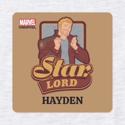 Guardians of the Galaxy  Star_Lord Cartoon Icon Kids Labels