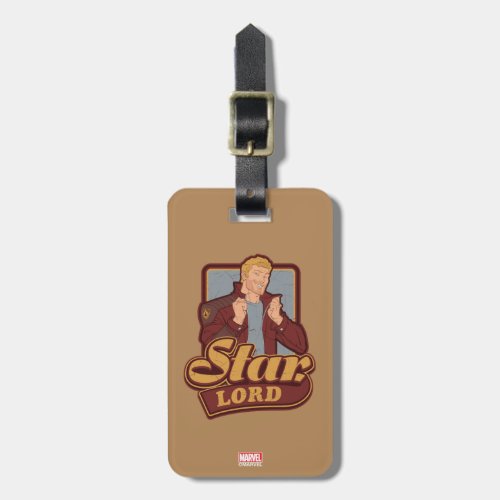 Guardians of the Galaxy  Star_Lord Cartoon Icon Luggage Tag