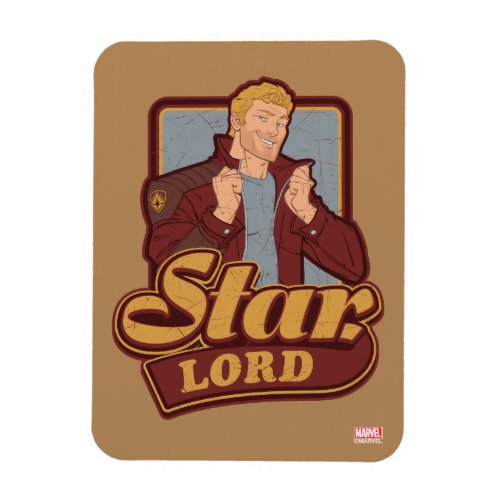 Guardians of the Galaxy  Star_Lord Cartoon Icon Magnet