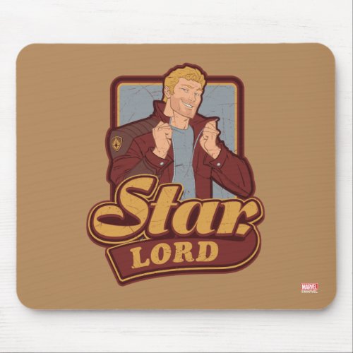 Guardians of the Galaxy  Star_Lord Cartoon Icon Mouse Pad