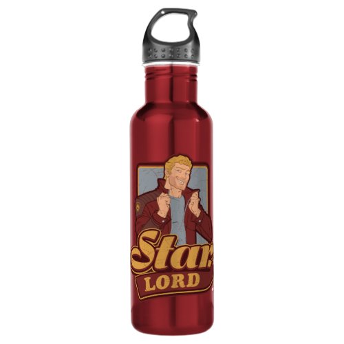 Guardians of the Galaxy  Star_Lord Cartoon Icon Stainless Steel Water Bottle