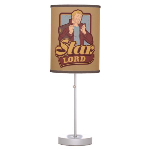 Guardians of the Galaxy  Star_Lord Cartoon Icon Table Lamp