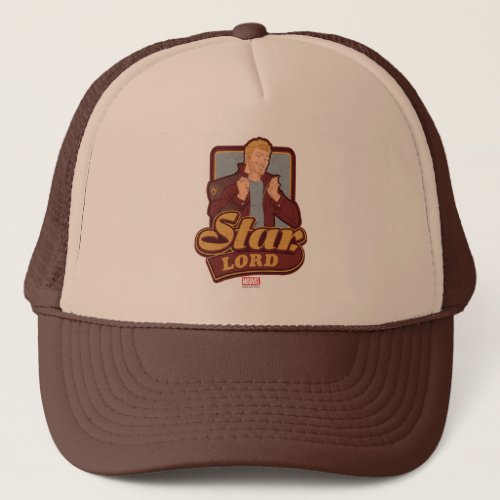Guardians of the Galaxy  Star_Lord Cartoon Icon Trucker Hat