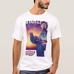 Guardians of the Galaxy Star-Lord Character Poster T-Shirt