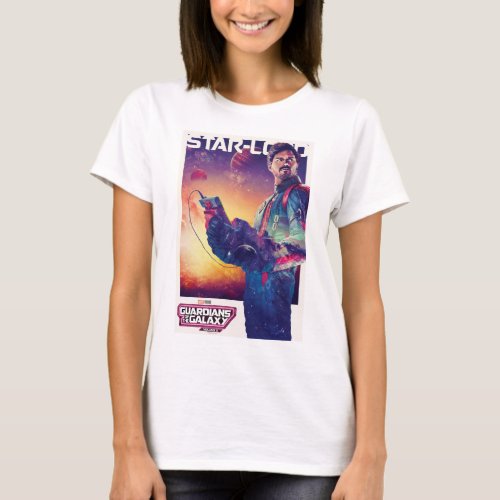 Guardians of the Galaxy Star_Lord Character Poster T_Shirt