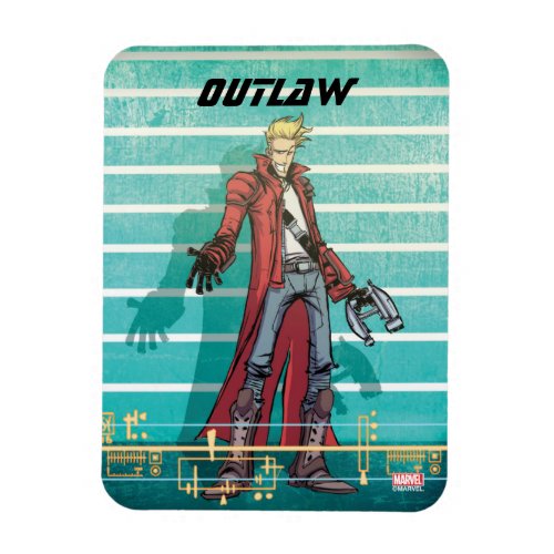Guardians of the Galaxy  Star_Lord Mugshot Magnet