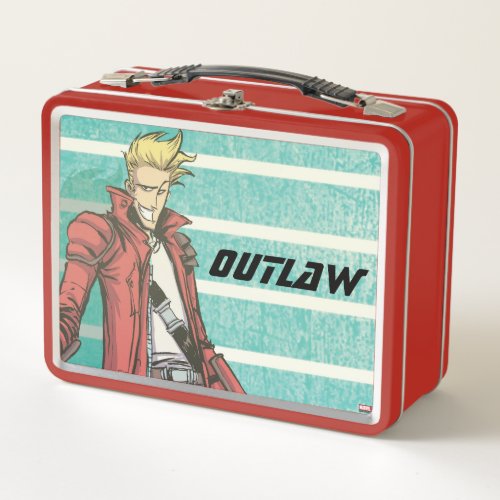 Guardians of the Galaxy  Star_Lord Mugshot Metal Lunch Box