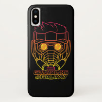 Guardians of the Galaxy | Star-Lord Neon Outline iPhone X Case