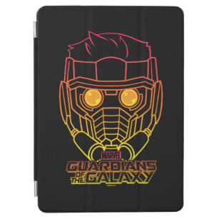 Guardians of the Galaxy   Star-Lord Neon Outline iPad Air Cover