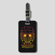 Guardians of the Galaxy | Star-Lord Neon Outline Luggage Tag