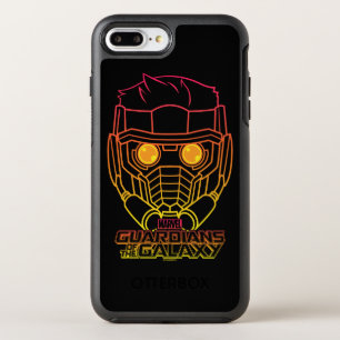 Guardians of the Galaxy Star-Lord Neon Outline OtterBox Symmetry iPhone 8 Plus/7 Plus Case