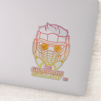 Guardians of the Galaxy | Star-Lord Neon Outline Sticker