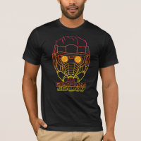 Guardians of the Galaxy | Star-Lord Neon Outline T-Shirt