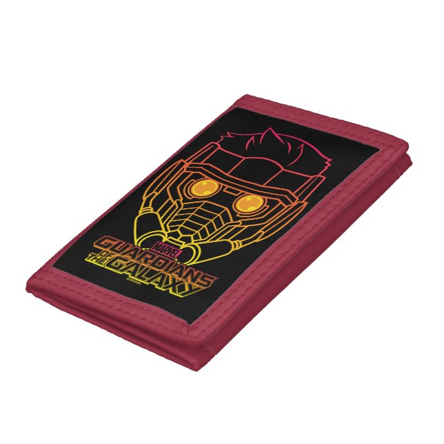 Guardians of the Galaxy | Star-Lord Neon Outline Trifold Wallet (Bottom)