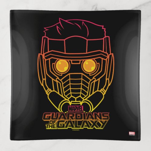Guardians of the Galaxy  Star_Lord Neon Outline Trinket Tray