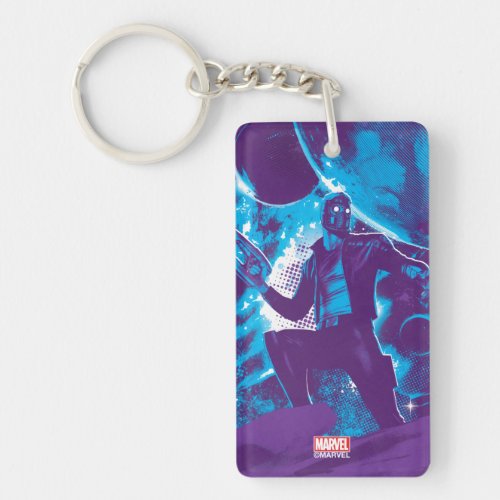 Guardians of the Galaxy  Star_Lord On Planet Keychain