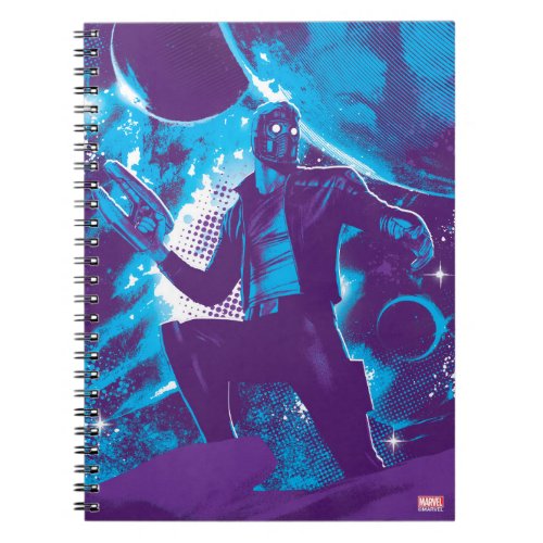 Guardians of the Galaxy  Star_Lord On Planet Notebook