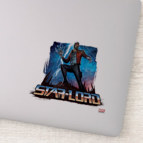 Guardians of the Galaxy  Star_Lord On Planet Sticker