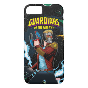 Guardians of the Galaxy Star-Lord Retro Comic iPhone 8/7 Case