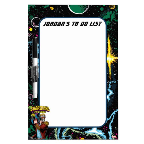 Guardians of the Galaxy  Star_Lord Retro Comic Dry_Erase Board