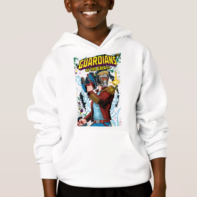 Guardians of the Galaxy | Star-Lord Retro Comic Hoodie (Front)