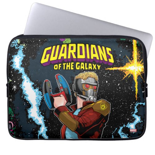 Guardians of the Galaxy  Star_Lord Retro Comic Laptop Sleeve