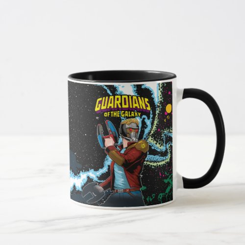 Guardians of the Galaxy  Star_Lord Retro Comic Mug