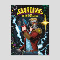 Guardians of the Galaxy | Star-Lord Retro Comic Postcard