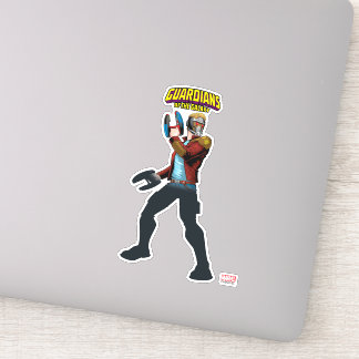 Guardians of the Galaxy | Star-Lord Retro Comic Sticker