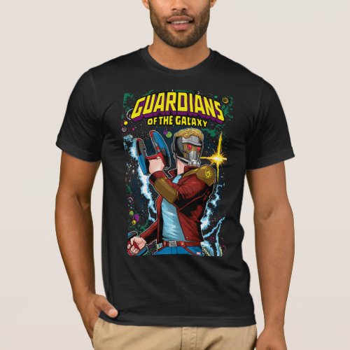 Guardians of the Galaxy  Star_Lord Retro Comic T_Shirt