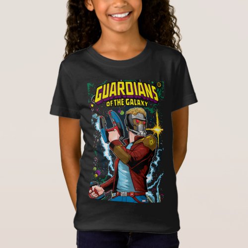 Guardians of the Galaxy  Star_Lord Retro Comic T_Shirt