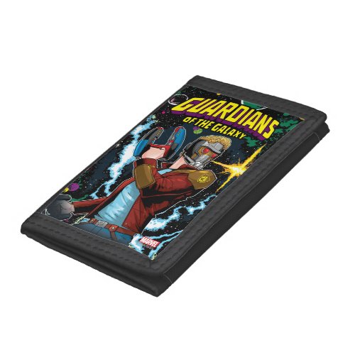 Guardians of the Galaxy  Star_Lord Retro Comic Trifold Wallet